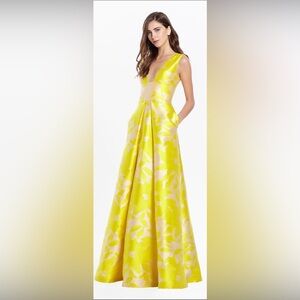 Monique Lhuillier gown size 16 NWT.